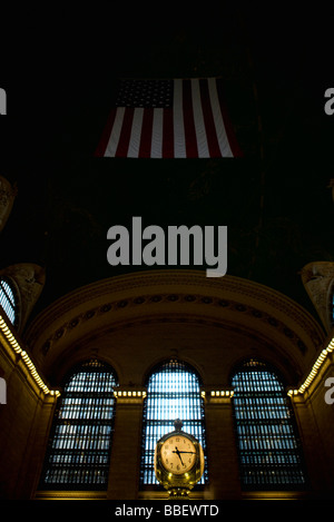 Réveil à l'intérieur de la gare Grand Central Station, New York City Banque D'Images