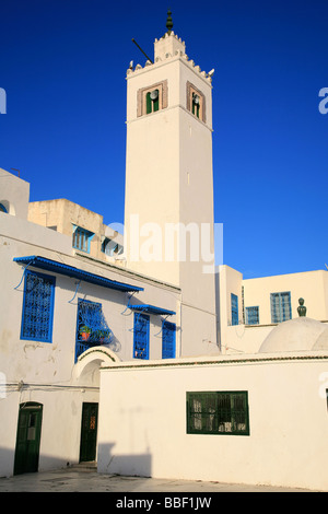 La mosquée de Sidi Bou Said en Tunisie Banque D'Images
