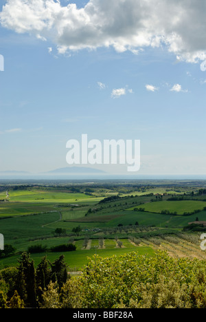 Paysage rural dans la Toscane (Toscana) Région de l'Italie Banque D'Images
