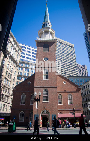 Ancienne maison de réunion du Sud dans la région de Boston Massachusetts Banque D'Images