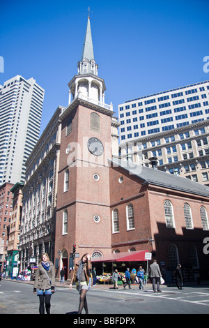 Ancienne maison de réunion du Sud dans la région de Boston Massachusetts Banque D'Images