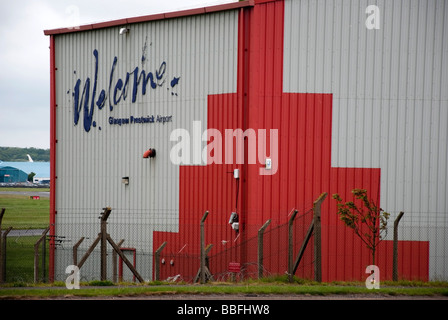 L'Aéroport International de Glasgow Prestwick Banque D'Images