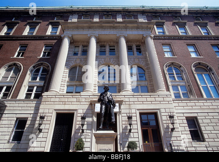 Université de Columbia New York. Columbia School of Journalism sur le campus. Morningside Heights, avenue Amsterdam. Banque D'Images