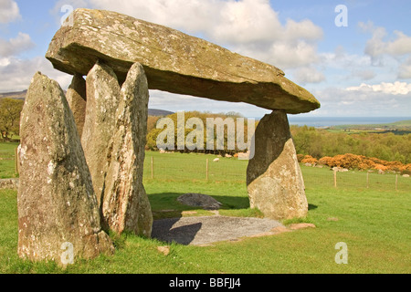 Pentre Ifan Chambre funéraire Banque D'Images