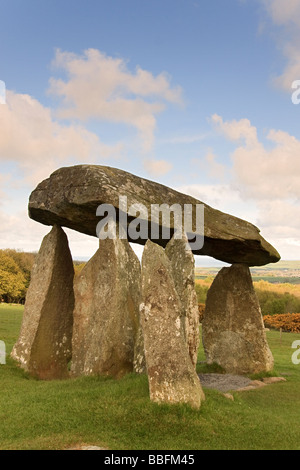 Pentre Ifan Chambre funéraire Banque D'Images