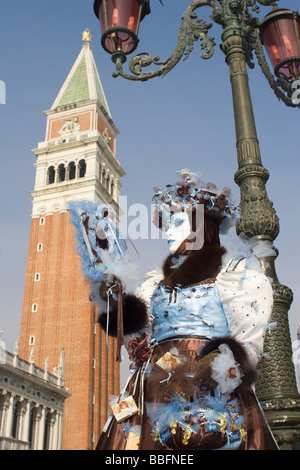 Un masque de carnaval de Venise Banque D'Images