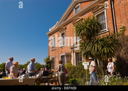 Ouvrir les jardins de Sotterley Hall dans le Suffolk, Uk,un grand manoir de campagne maison à la campagne Banque D'Images