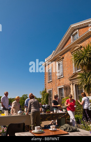 Ouvrir les jardins de Sotterley Hall dans le Suffolk, Uk,un grand manoir de campagne maison à la campagne Banque D'Images