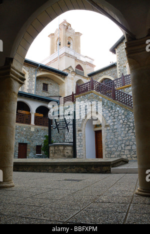 Chypre monastère de Kykkos, montagnes Troodos. Banque D'Images