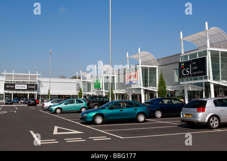 British Home Stores droit tapis CSLGiltbrook Retail Park Shopping Centre à l'extérieur de la ville de Nottingham de Kimberley Banque D'Images