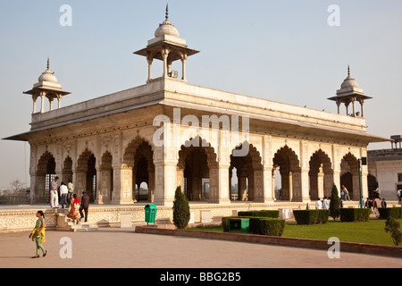 Je l'intérieur de la maison Diwan Fort Rouge dans la région de Old Delhi Inde Banque D'Images