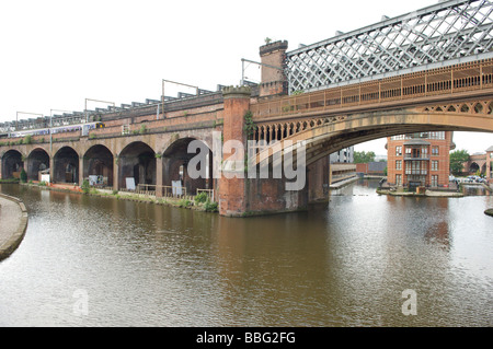 Caslefield bassin du canal Manchester Banque D'Images