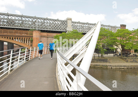 Caslefield bassin du canal Manchester Banque D'Images