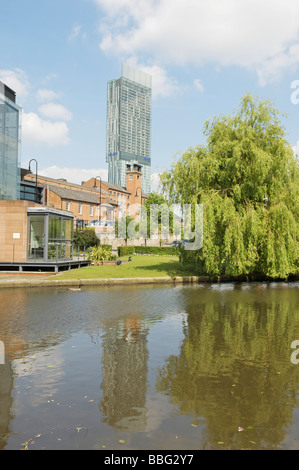 Caslefield bassin du canal Manchester Banque D'Images