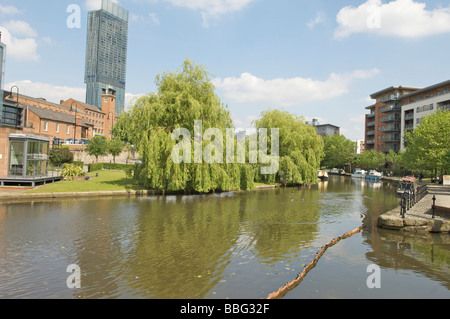 Caslefield bassin du canal Manchester Banque D'Images