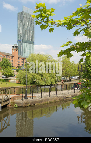 Caslefield bassin du canal Manchester Banque D'Images