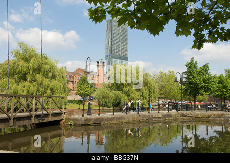 Caslefield bassin du canal Manchester Banque D'Images