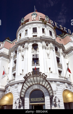 Hôtel Negresco, Promenade des Anglais, Nice Banque D'Images