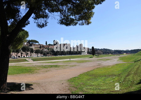 Hippodrome du Cirque Maximus, Vieille ville, Rome, Italie, Europe Banque D'Images