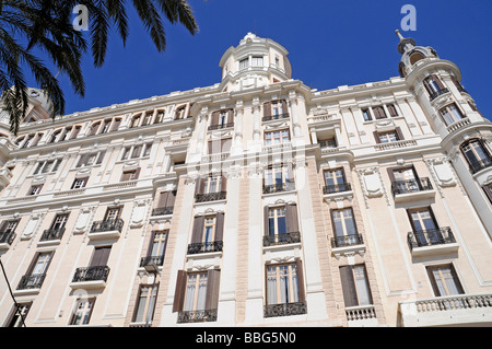 Casa Carbonell, l'Explanada de España, promenade, Costa Blanca, Alicante, Espagne, Europe Banque D'Images