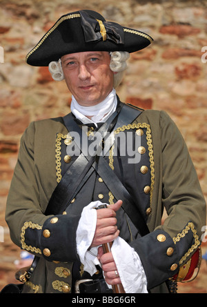 La vie dans l'époque baroque, 18e siècle, l'uniforme de la Schlesische Freikorps "Jaeger" Jahrhundertfest Schiller, festival, Marbac Banque D'Images