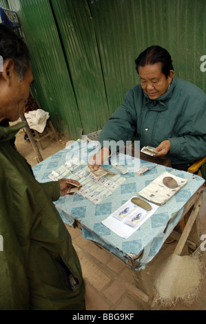 Peuple laotien prises à Luang Prabang, Laos Banque D'Images