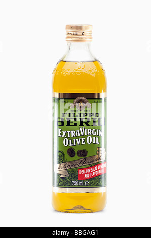 De droit de bouteille 'Filippo Berio' l'huile d'olive extra vierge Banque D'Images