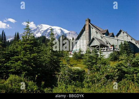 Paradis, le Mont Rainier, Mount Rainier National Park, Washington, USA Banque D'Images