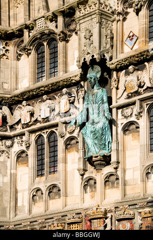 Christ Church Gate, la Cathédrale de Canterbury, Kent, UK Banque D'Images