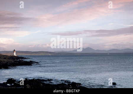 L'Écosse;Islay;à partir de Port Charlotte, sur le Loch Indaal,à la Paps of Jura ; Banque D'Images