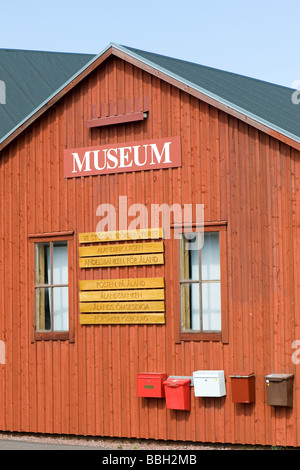 Musée local Mariehamn Finlande Aland Banque D'Images