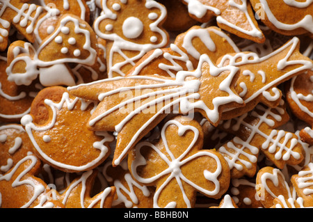 Gingerbread cookies Banque D'Images