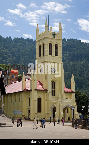 L'Église du Christ. Shimla. L'Himachal Pradesh. L'Inde Banque D'Images