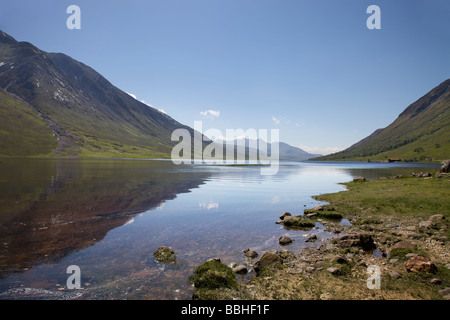 Le Loch Etive, Glen Etive, près de Glencoe, Lochaber, Ecosse Banque D'Images