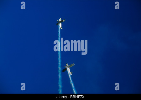 L'équipe d'acrobaties aériennes Shurlok en action à la Foire agricole royale Motif Pietermaritzburg Afrique du Sud du KwaZulu Natal Banque D'Images