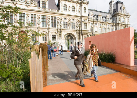 France Paris Hôtel de Ville Banque D'Images