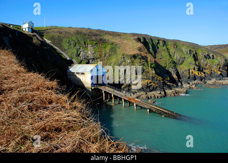 La station de sauvetage de lézard, Cornwall, Angleterre, Royaume-Uni Banque D'Images