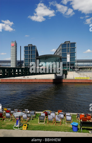 Allemagne Berlin Hauptbahnhof central railway station Banque D'Images