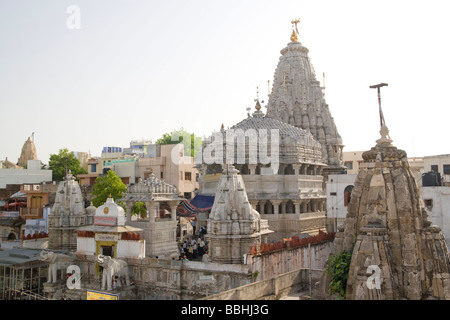 Inde Rajasthan Udaipur Le temple Jagdish Banque D'Images