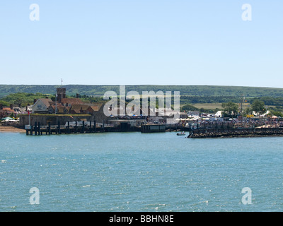 Le port de Yarmouth Île de Wight Royaume-uni lors de vieilles coques Festival Banque D'Images