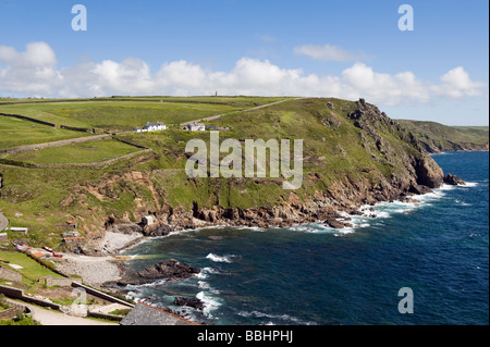 'Prêtres Cove',Cape Cornwall à 'tide', Angleterre,'Grande-bretagne' 'Royaume-Uni' Banque D'Images