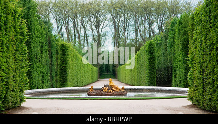 L'un des jardin du palais de Versailles Paris France Banque D'Images