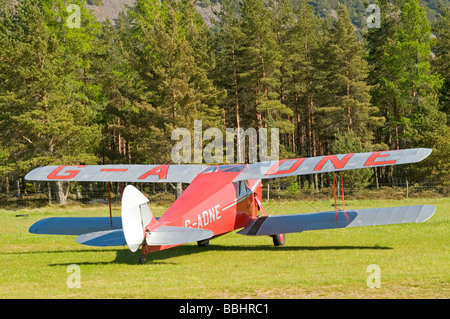 1935 Un de Havilland DH.87 Hornet Moth biplan monomoteur Banque D'Images