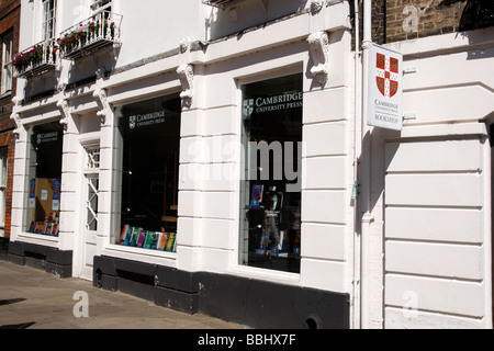 Cambridge University Press librairie librairie la plus ancienne place au Royaume-Uni depuis 1581 Trinity Street Cambridge uk Banque D'Images