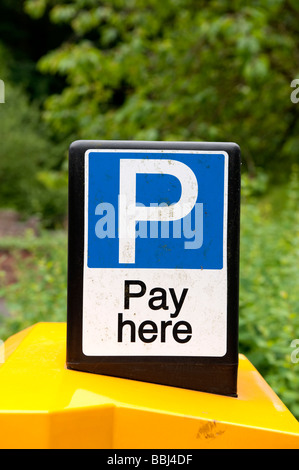 Parking Ticket Machine Banque D'Images