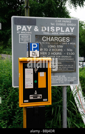 Parking Ticket Machine Banque D'Images