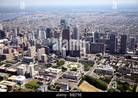 Photographie aérienne de Philadelphie, Pennsylvanie, États-Unis d'Amérique Banque D'Images