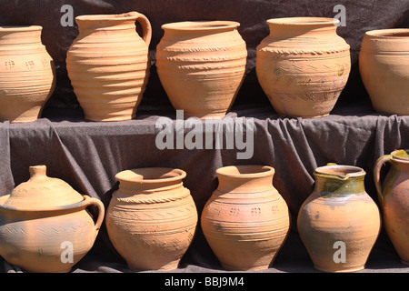 Vases pots faits à la main Banque D'Images