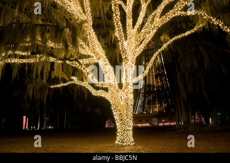 Festival des lumières Stephen Foster Folk Culture Center State Park White Springs Florida Banque D'Images