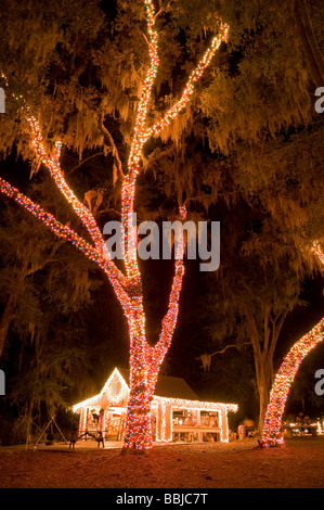 Festival des lumières Stephen Foster Folk Culture Center State Park White Springs Florida Banque D'Images